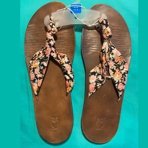 Floral Flip Flops